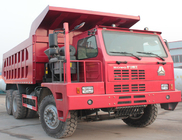 70 شاحنة تفريغ شاحنة قلابة للتعدين ، Euro 2 SINOTRUK HOWO 6x4 Dump Truck