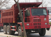 ارتفاع الحمولة سعة SINOTRUK الفحم الألغام الألغام شاحنة تفريغ 70 طن مع SGS