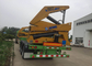 Normal Suspension Truck Mounted Crane With 3 Axles 40 Feet Container