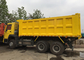 Heavy HOWO Mine Dump Truck , Yellow Dump Truck 30 - 40 Tons 10-25CBM