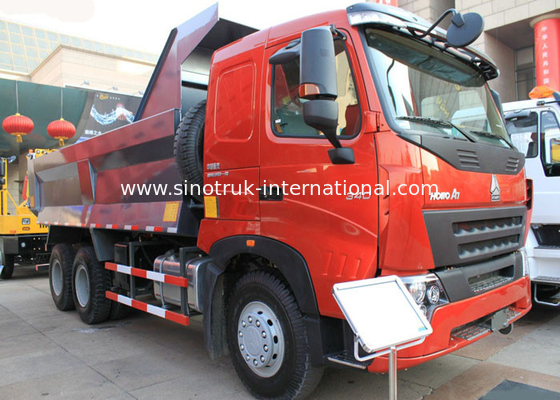 SINOTRUK شاحنة قلابة تفريغ محرك HOWO A7 371HP للتعدين ZZ3257N3847N1