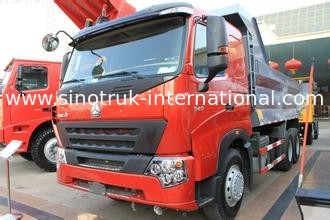 SINOTRUK شاحنة قلابة تفريغ محرك HOWO A7 371HP للتعدين ZZ3257N3847N1