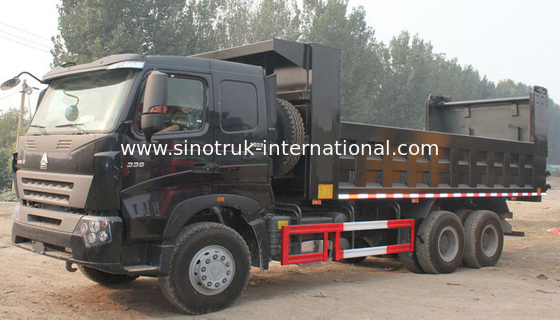 شاحنة قلابة قلابة SINOTRUK HOWO A7 371HP 10 عجلات 25tons ZZ3257N3647N1