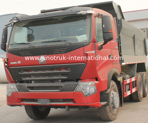 شاحنة قلابة قلابة SINOTRUK HOWO A7 371HP 10 عجلات 25tons ZZ3257N3647N1