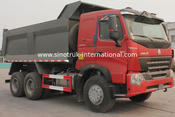 شاحنة قلابة قلابة SINOTRUK HOWO A7 371HP 10 عجلات 25tons ZZ3257N3647N1