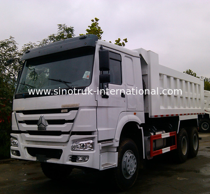 شاحنة قلابة قلابة SINOTRUK HOWO 10-25 متر مكعب تحميل 25-40tons ، ZZ3257N3847A