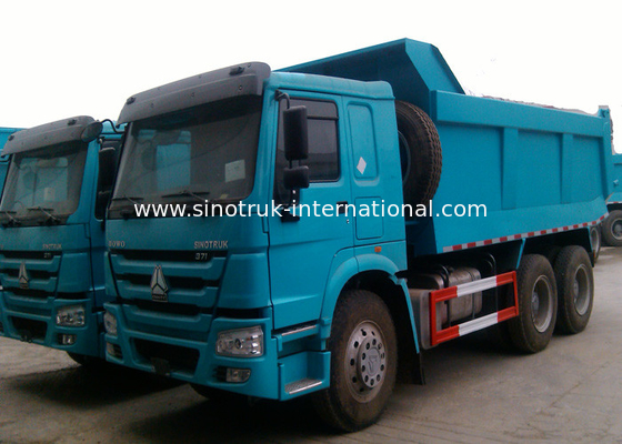 شاحنة قلابة قلابة SINOTRUK HOWO 10 Wheels 371HP Load 30tons Goods ZZ3257N3647A