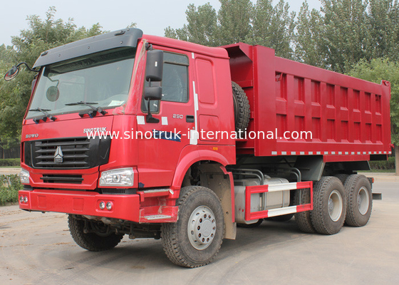 SINOTRUK HOWO قلابة شاحنة قلابة 10 عجلات 10-25CBM تحميل 25-40tons ZZ3257N3647A