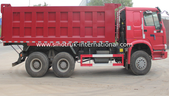 SINOTRUK HOWO قلابة شاحنة قلابة 10 عجلات 10-25CBM تحميل 25-40tons ZZ3257N3647A