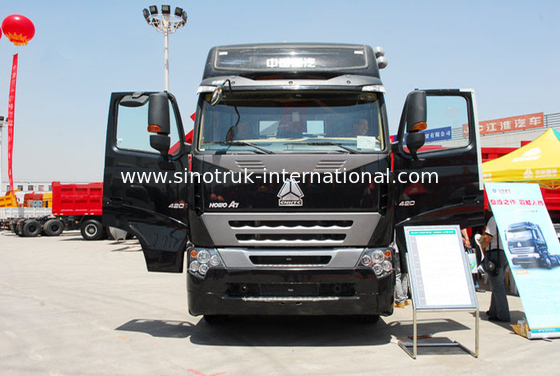 قوية بما فيه الكفاية محرك ساينو تراك HOWO الثقيلة جرار شاحنة 6X4 Euro2 336HP