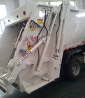 RHD 4X2 جمع القمامة شاحنة ، تجاري القمامة المطحنة شاحنة 6CBM