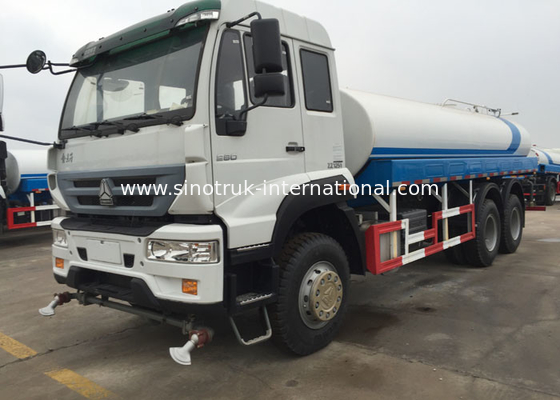 5000 جالون شاحنة صهريج مياه ساينو تراك 11.00R20 شعاعي الإطارات 9920 × 2496 × 3550 مم