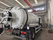 مضخة فراغ شاحنة شفط مياه المجاري تنظيف خزان الصرف الصحي 16CBM LHD 290HP