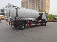 ساينو تراك HOWO شاحنة شفط مياه الصرف الصحي تنظيف الضغط العالي 15CBM LHD 290HP