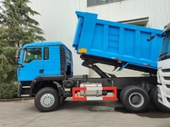 الأزرق LHD 6 × 4 10 عجلات HOWO قلابة شاحنة قلابة 371 حصان
