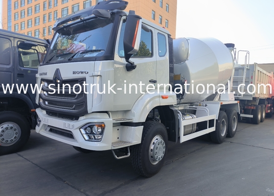 شاحنة مزج الخرسانة Sinotruk Howo N7 6-10CBM 6 X 4 Euro 2 مصنع خلط