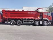 سينوتروك هوهان ((New howo) شاحنة النفايات النفايات N7 8 × 4 12 عجلات 380Hp Lhd أو Rhd مع حاوية نوع U