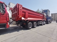 سينوتروك هوهان ((New howo) شاحنة النفايات النفايات N7 8 × 4 12 عجلات 380Hp Lhd أو Rhd مع حاوية نوع U