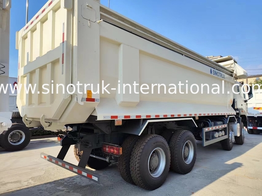 ZZ3317V386JB1R قوة حصانية عالية استهلاك وقود منخفض 380 حصان شاحنة U White HOWO Tipper