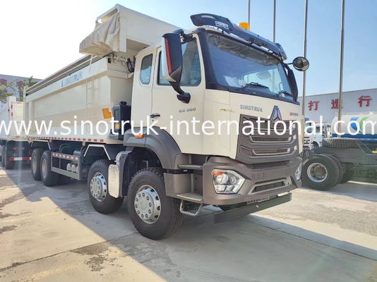 ZZ3317V386JB1R قوة حصانية عالية استهلاك وقود منخفض 380 حصان شاحنة U White HOWO Tipper