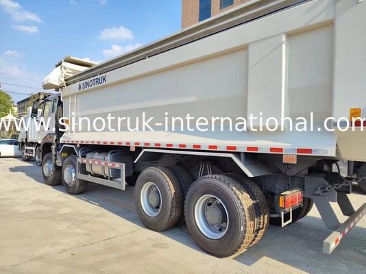 ZZ3317V386JB1R قوة حصانية عالية استهلاك وقود منخفض 380 حصان شاحنة U White HOWO Tipper