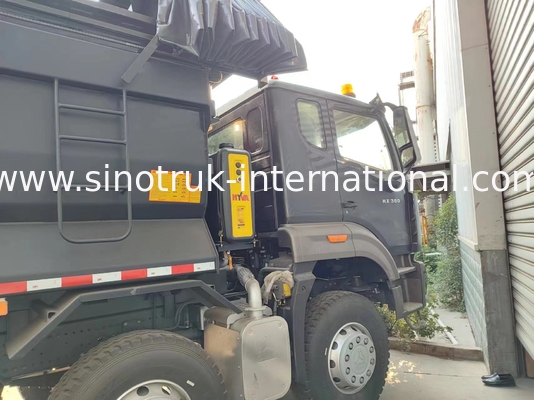 RHD 8 × 4 12 عجلات HOWO شاحنة تيبر 380HP