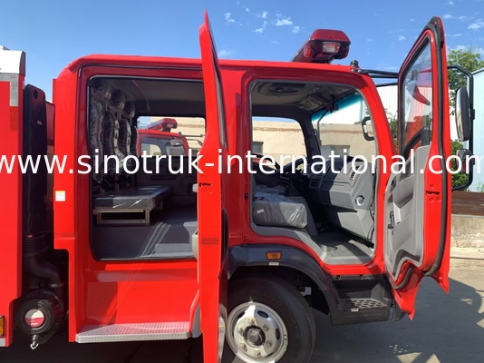 2CBM 4X2 116HP شاحنة مكافحة الحرائق الزراعية