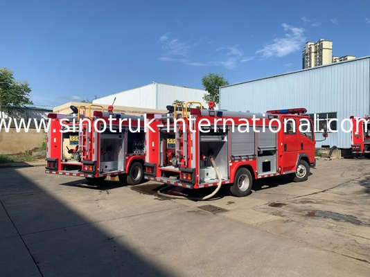 2CBM 4X2 116HP شاحنة مكافحة الحرائق الزراعية