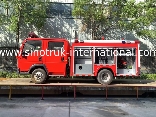 2CBM 4X2 116HP شاحنة مكافحة الحرائق الزراعية