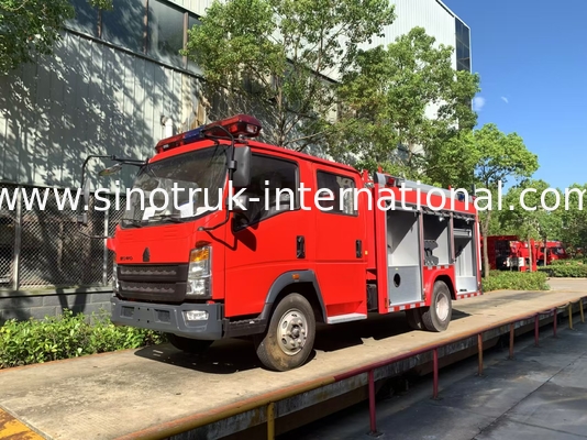 2CBM 4X2 116HP شاحنة مكافحة الحرائق الزراعية