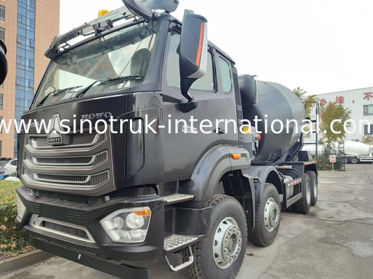 شاحنة خلاط HOWO 12CBM 380HP H77L كابينة سوداء
