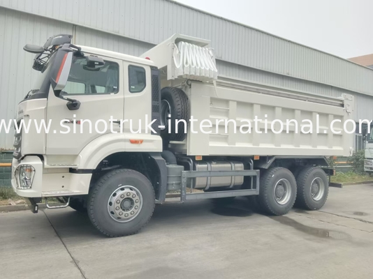 30 - 40 طن RHD 10 عجلات القماش الصناعي سينوتروك هوو 6x4 شاحنة عجلة للإنشاءات
