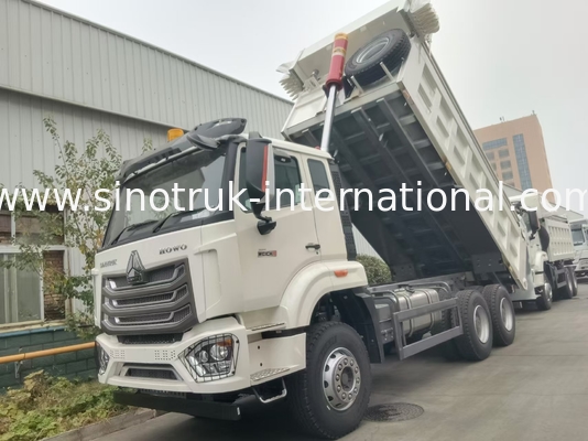 30 - 40 طن RHD 10 عجلات القماش الصناعي سينوتروك هوو 6x4 شاحنة عجلة للإنشاءات