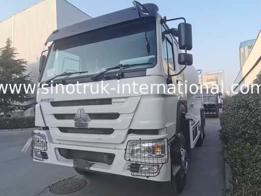 شاحنة مزيج الخرسانة Sinotruk Howo 380HP 6-10CBM 6 X 4 Euro 2 مصنع الخلط RHD