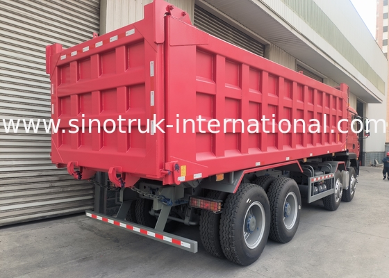 شاحنة " سينوتروك هو " للطائرات ذات العجلات الخفيفة Tx 400Hp يورو 2 8 × 4 Lhd 12 عجلات حمراء