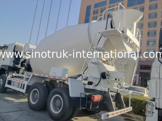 قوة حصانية عالية 400 حصان شاحنة خلاط HOWO 6-12CBM LHD 6 × 4 10 عجلات
