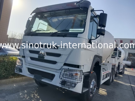 قوة حصانية عالية 400 حصان شاحنة خلاط HOWO 6-12CBM LHD 6 × 4 10 عجلات