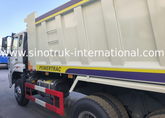 سينوتروك هووو / هوهان 6 × 4 شاحنة تركن 10 عجلات جسم الشحن المستطيل 20CBM اللون الأبيض