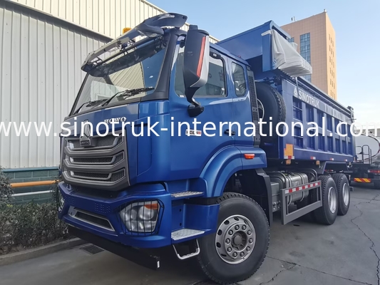 سينوتروك هوهان نيو هو 30 - 40 طن RHD 10 عجلات غشاشة للبناء الأزرق عالية الكفاءة رفع وتفريغ