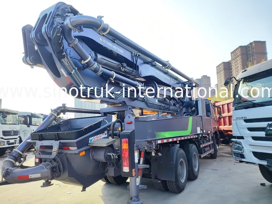 السلطة العالية HOWO 380HP شاحنة مضخة ذكية 52m بوم 6x4 سحب للصب الرأسي لا مثيل له