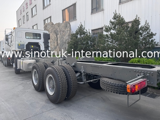 SINOTRUK HOWO شاشة الشاحنة SINOTRUK المحرك371HP 6 × 4 RHD مع ضوء تحذير يستخدم في شاحنة القمامة شاحنة الشحن شاحنة المياه