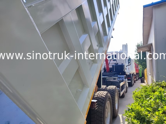 26.91 سي بي إم قوى هوو تكس 8x4 شاحنة تيمبر دمپ مع 12.00R20 عجلة