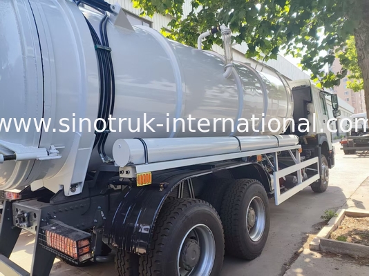 شاحنة تنظيف الصرف الصحي HOWO 6*4 16CBM 380HP: أداء عالي الطاقة يلبي حلول التنظيف متعددة الوظائف الفعالة