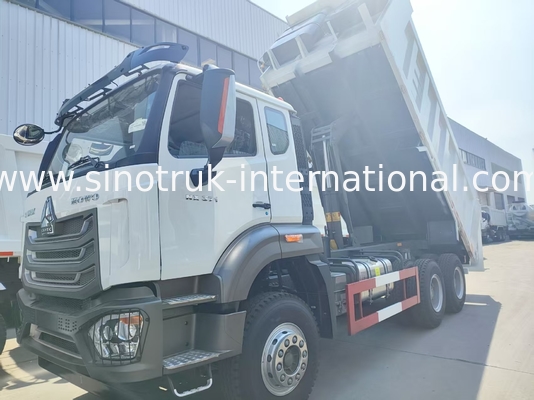 HOWO NX 371HP 6 * 4 20m3 مركز الرفع شاحنة القمامة عالية القوة الأداء مع كفاءة مركز الرفع جسم الشحن