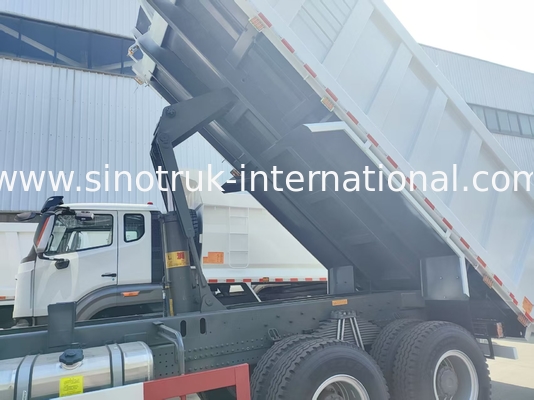 HOWO NX 371HP 6 * 4 20m3 مركز الرفع شاحنة القمامة عالية القوة الأداء مع كفاءة مركز الرفع جسم الشحن