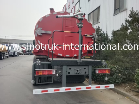 شاحنة خزان المياه SINOTRUK 380HP مع وظيفة الضغط العالي 6 × 4