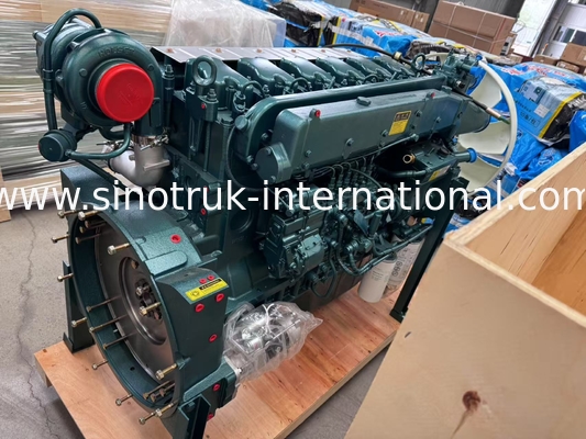 محرك ديزل شاحنة SINOTRUK WD615.47 بقوة 371 حصانًا سعة 9.726 لترًا Euro 2