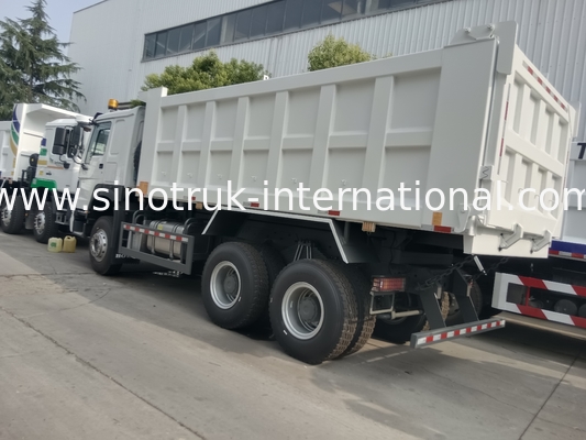 شاحنة 10 عجلات ذات عجلات 371HP 6x4 Drive محرك يورو 2