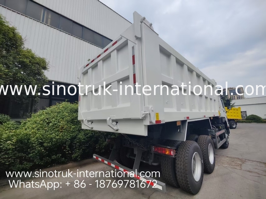 HOWO 371HP 6 × 4 القيادة اليسرى شاحنة القمامة المتوسطة