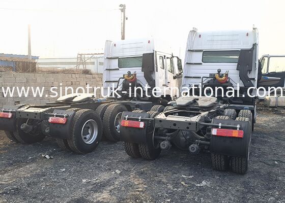 شاحنة جرار ZZ427V344JB1R بمحرك 371 حصانًا، ودفع 6x4، وكابينة H77L مع تكييف هواء للنقل الثقيل